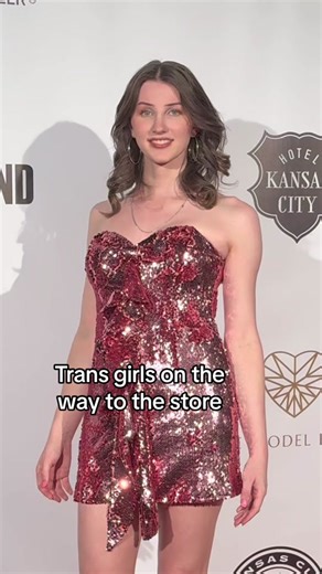 Do you want anything? I’m gonna go pickup some milk #transisbeautiful #girlslikeus #minidress