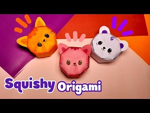 Funny And Satisfying Origami Squishy | How To Make Stuff Out Of Paper