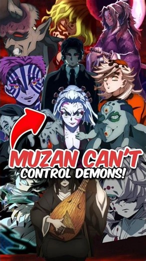 Demons muzan can't control! #demonslayer #muzan #shorts