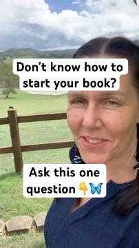 How to start your book even if you don’t know how
