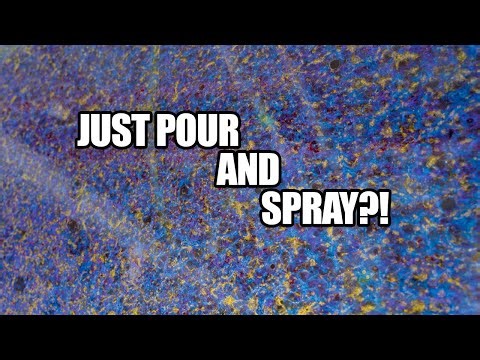 How to Pour and Spray on an Epoxy Countertop Under 1 Hour! Anyone Can Do It! (No Experience)