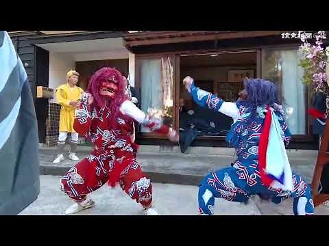 山間の集落に鬼太鼓響く…佐渡