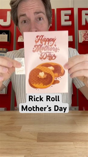 Loops Rick Roll for hours. Designed and sold by us.