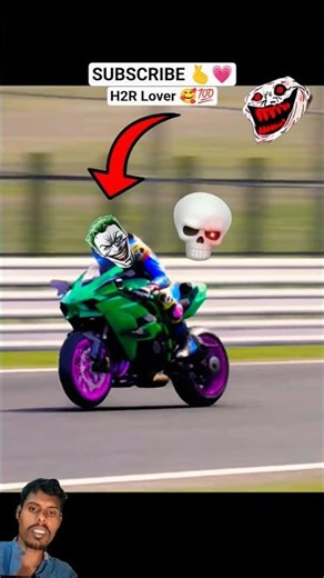 Kawasaki Ninja H2r Bike Racing Live | MotoGP Super Bike Ninja H2R Race #shorts #ninjah2r