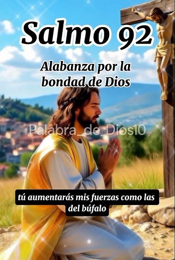 Salmo 92 (Reina-Valera 1960) 🙏 | Alabanza por la bondad de Dios