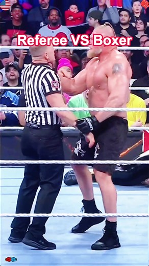 Referee VS Boxer#ufc #referee #fighter #usa #mma