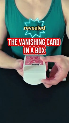 The vanishing card in a box trick revealed. Amazing! #magic #magictricks #magician #illusionist | Jerome Reyes