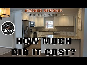 HOW MUCH DOES A NEW KITCHEN COST?? I TELL YOU EXACTLY WHAT I PAID! - KITCHEN REMODEL BEFORE & AFTER