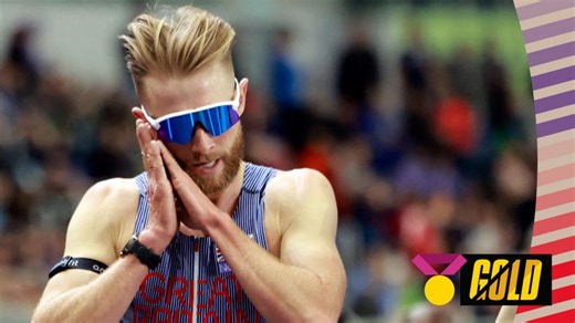World Indoor Athletics Championships: GB's Josh Kerr wins gold in men's 3,000m