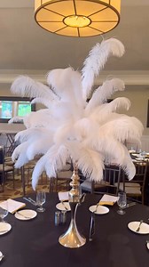 629K views · 7.9K reactions | 'So satisfying loved making these centerpieces ' - @balloonthrill #regram. Ostrich feathers + flawless styling = a dreamy tablescape! Fantastic job! 襁 #efavormart #diydecor #feathers #tablecenterpiece #decorinspo #partysetup #partyideas #eventinspo #eventplanning | eFavormart | Facebook