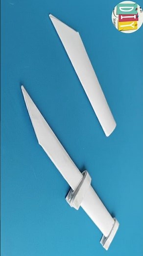 DIY-How to make Dagger with a scabbard from A4 paper #papercrafts #diy #craft #dagger