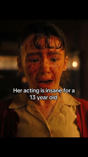 Clara Stack played her character at the age of 13y⚠️FAKE BLOOD⚠️#welcometoderry🎈 #foryoupage #omgpage #it #lillybainbridge