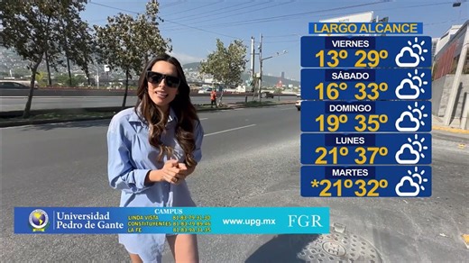 Información avanzada del clima en el área metropolitana de Monterrey con Lluvia Carrillo #TelevisaMonterrey #GenteRegia #ViX | Gente Regia