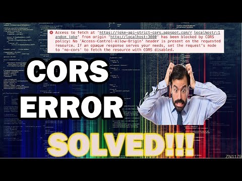 CORS Error: What it is and How to Solve it
