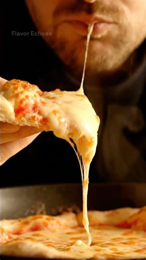 🍕 Pizza Slice ASMR | Chewy Cheese & Crunchy Crust #foodvideos #asmrfood