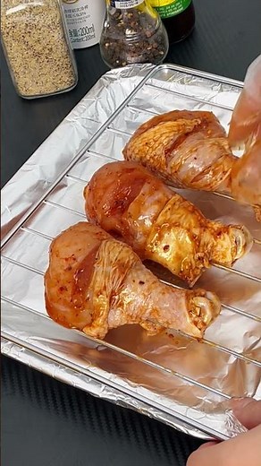 Oven baked chicken legs, super easy! #myssdaw #oven #ovenchicken #airfryer