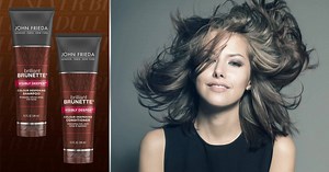 1.6K views · 23 reactions | Experiment with dark hair without going all in. Brilliant Brunette® Visibly Deeper™ Shampoo and Conditioner willl gradually add depth and richness to your current shade. | John Frieda US | Facebook