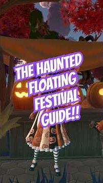 NEW The Haunted Floating Festival Guide! | Disney Dreamlight Valley #shorts #disneydreamlightvalley
