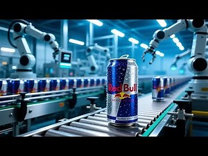 Inside the Red Bull Factory — From Ingredients to Can (Full Process)