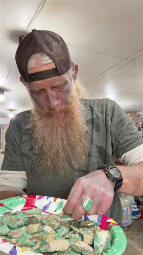 I’ve been asked to show some of my rough natural Nevada turquoise before I process and cut it into Cabs and set it in jewelry. So here you go! #turquoise #REALTURQUOISE #handmadejewelry #FYP #silverjewelry