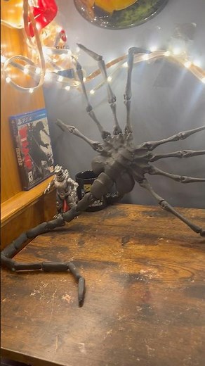 3D Printed Facehugger from Alien #alien #xenomorph #facehugger #hrgiger #actionfigures #3dprinting