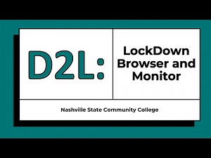 Respondus LockDown Browser and Monitor