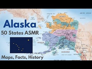 [ASMR] State Map Geography Part 11: Alaska
