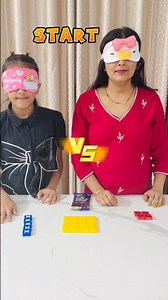 Who will Win this Blind Fold Tic Tac Toe Challenge❓😅 #shorts #samayranarula #challenge #interesting