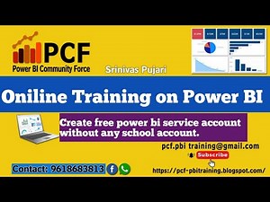 How to Power BI Free service account