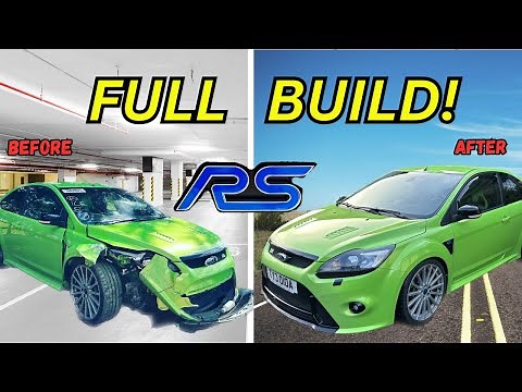 FULL BUILD - REBUILDING A CRASH DAMAGED FORD FOCUS RS MK2