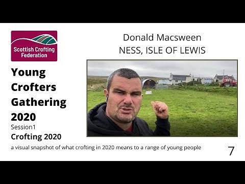 Donald Macsween, Ness, Isle of Lewis