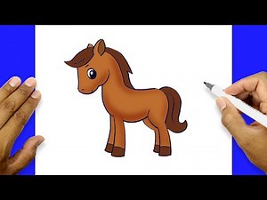 How To Draw A Horse Step By Step | Drawing Horse Simple