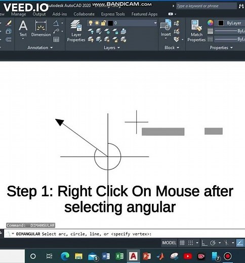 AutoCAD Tips & Tricks Part-7|How to measure reflex angle in AutoCAD|Measuring exterior angle AutoCAD