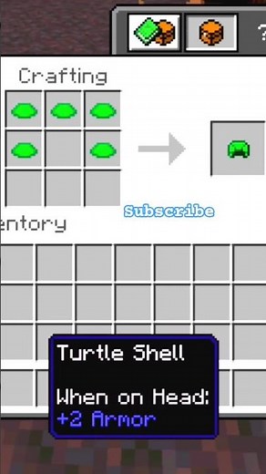 how to make a turtle shell helmet in minecraft...how to get turtle shell in minecraft