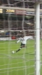 Ice cool from Andy Cole 🥶😍 Andy Cole: All The Goals on YouTube ⬇️ https://bit.ly/4a6q0CB | Manchester United