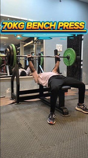 “70KG Bench Press | Pure Strength 💪”