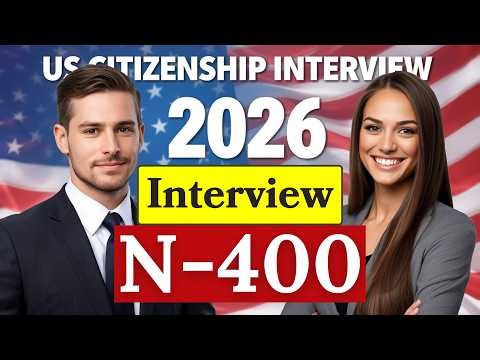 U.S. Citizenship Interview 2026 Practice Small Talk - Real Questions & Sample Answers #n400 #uscis