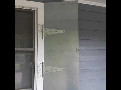 How to make steel shutters using steel plate