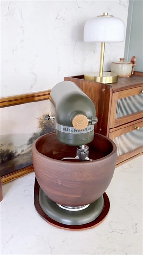 If moving your stand mixer is a workout… this helps🤭 #founditonamazon #amazonhome #kitchengadgets