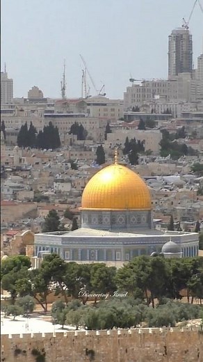 The Temple Mount and the Dome of the Rock. Jerusalem, Israel 2025