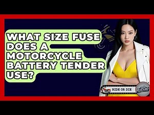 What Size Fuse Does A Motorcycle Battery Tender Use? - Ride or Die Motorcycles