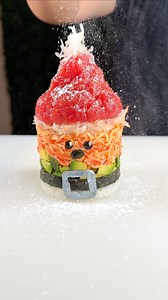 17K views · 395 reactions | We’re just out here trying our best  hit that “like” button if you can relate. This Elf Sushi Stack was made using spicy tuna, spicy krab, avocado, shredded daikon radish, nori, and edible silver glitter spray. Would you take a bite? Or is he too cute to eat?! What should we name him?! | W A V E 波 - Asian Bistro & Sushi | Facebook