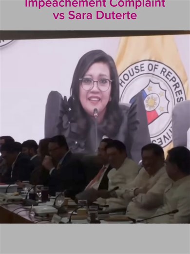 03/02/2026 - House Justice panel sets aside the 1st Impeachment complaint against Sara Duterte. This means the complaint will not move forward. The committee voted 22-10 to set aside the first impeachment complaint filed on Feb. 2, 2026 by former lawmakers and activist groups and endorsed by the Makabayan bloc, ruling that it fell within the Constitution’s one-year bar. The majority said the Supreme Court’s July 25, 2025 ruling made clear that no impeachment proceeding may be commenced before Fe