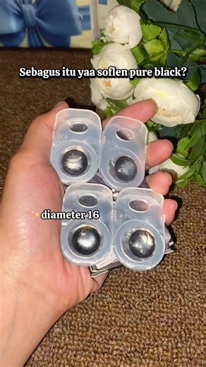 Discover the Beauty of Soflen Pure Black Contacts