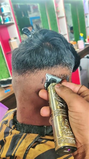 🔥Men's Side Part Fade 💈 Sharp Hard Line ✂️Haircut #barber #fadehaircut