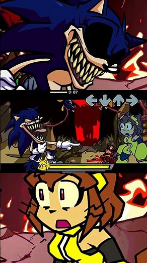 KIT IS IN THE WRONG GAME! #fnf #sonic #fnfmod #sonicthehedgehog #obituary #exe