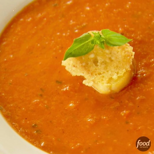 Tomato Soup with Parmesan Croutons, via The Pioneer Woman - Ree Drummond Save her recipe: http://www.foodtv.com/5jcm3. | Food Network