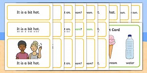 Summer Simple Sentence Cards