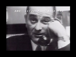 LBJ Works the Phones After JFK Assassination - ABC News Nightline - Dec. 1, 1993