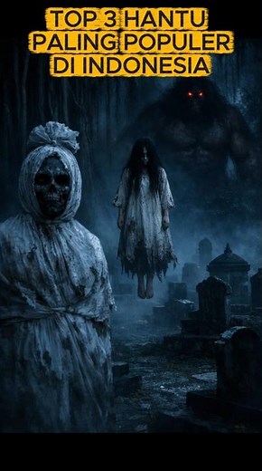 Kisah Nusantara|Top 3 Hantu Paling Ikonik di Indonesia: Kenapa Selalu Muncul di Film Horor? #shorts